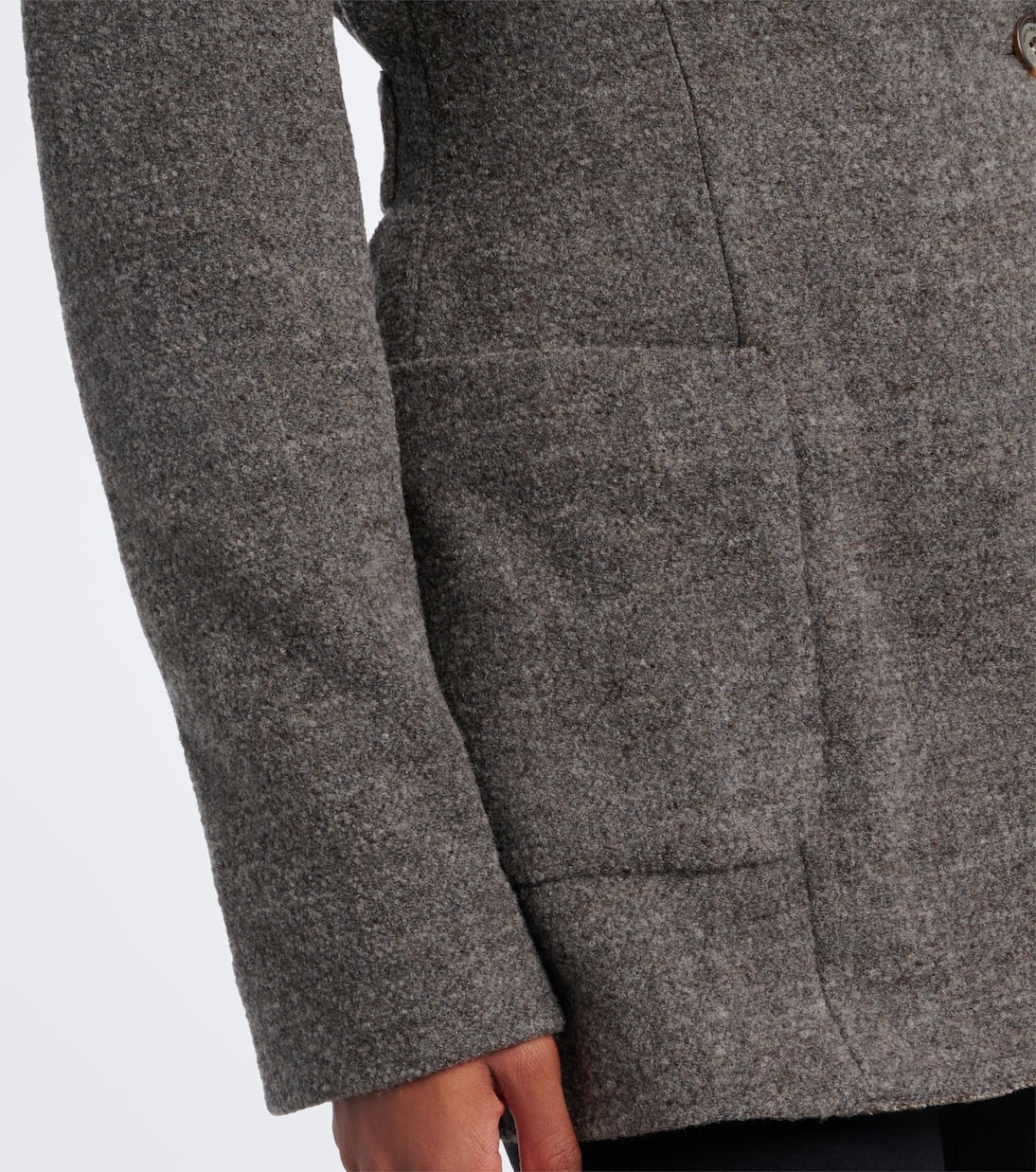 Magda Butrym - Double-breasted wool and cashmere-blend blazer