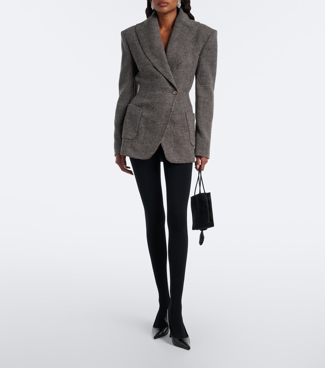 Magda Butrym - Double-breasted wool and cashmere-blend blazer