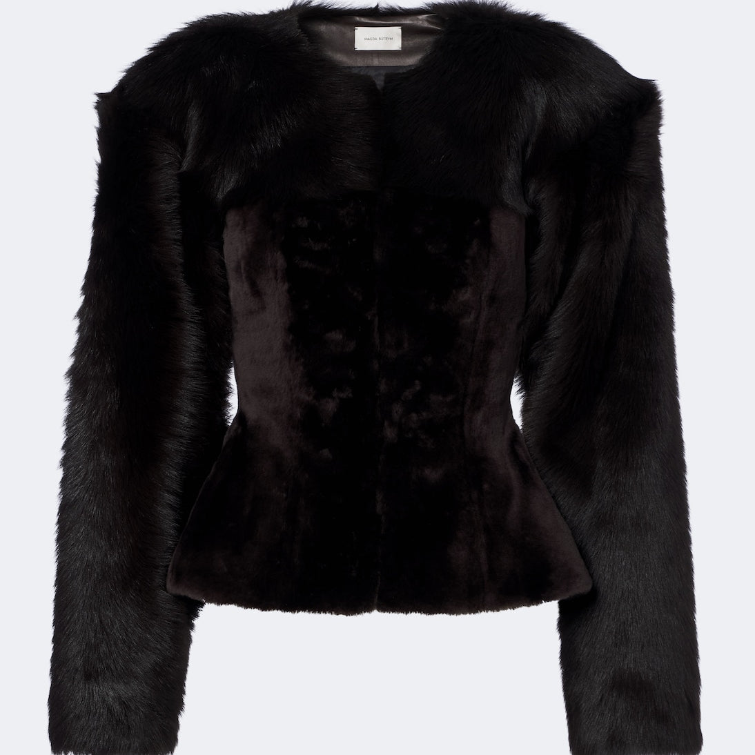 Magda Butrym - Peplum shearling jacket