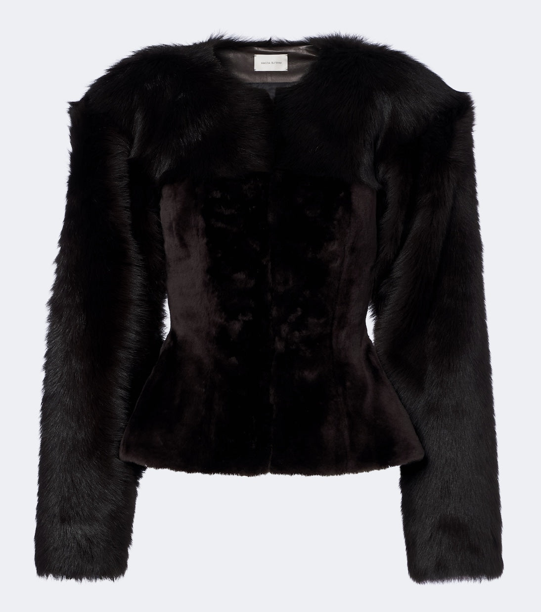 Magda Butrym - Peplum shearling jacket