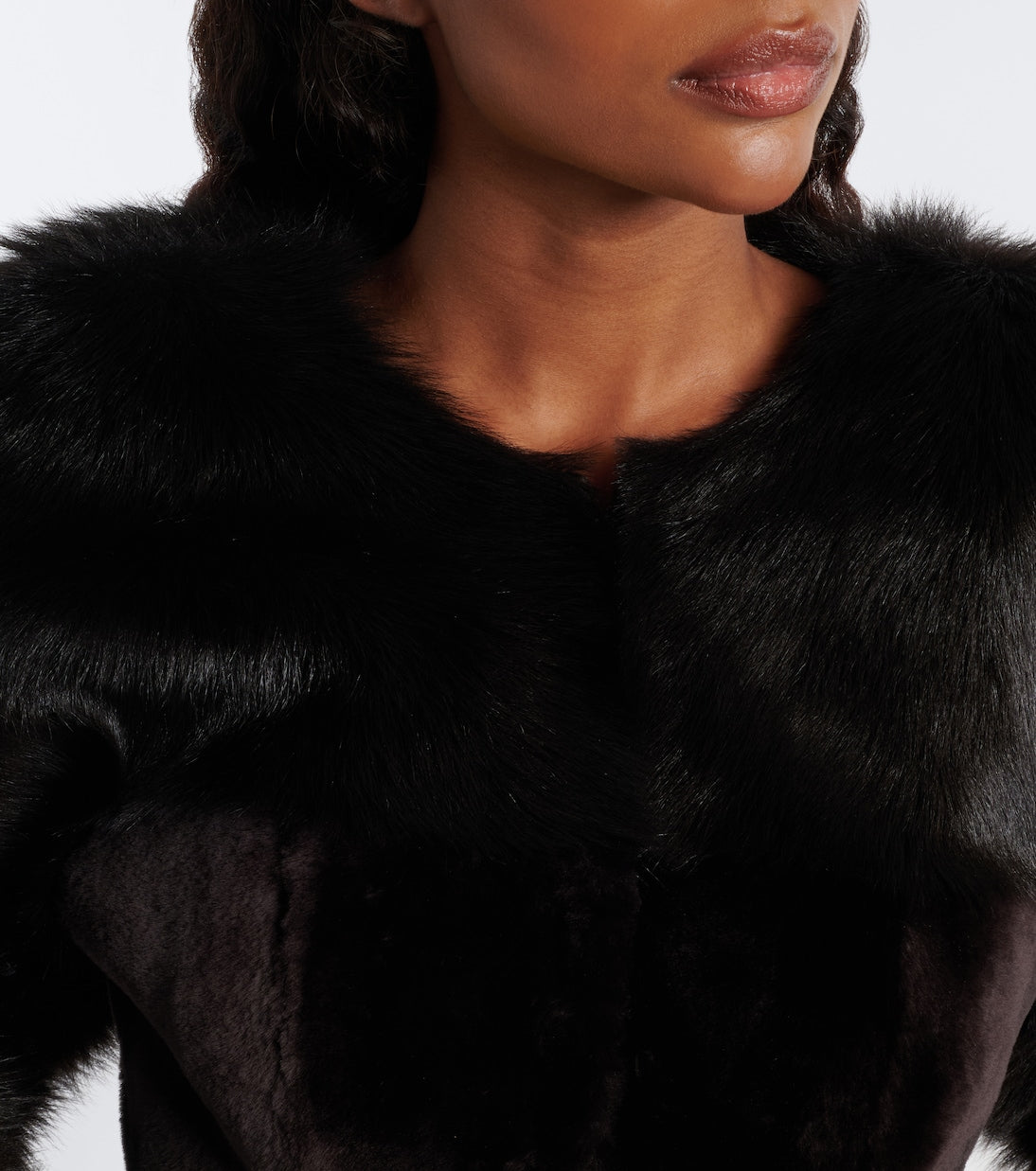 Magda Butrym - Peplum shearling jacket