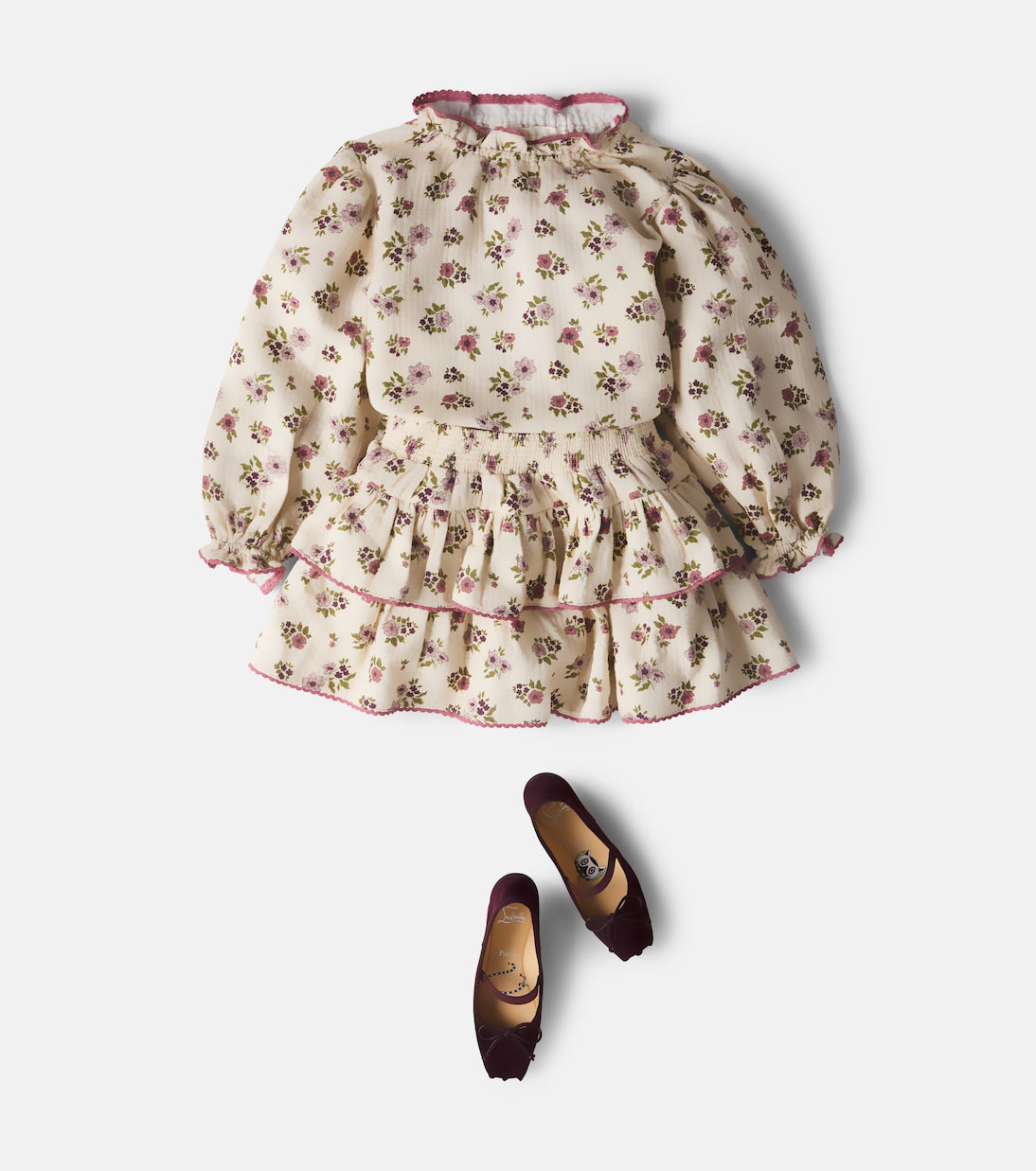 C'era Una Volta - Kiki floral cotton skirt