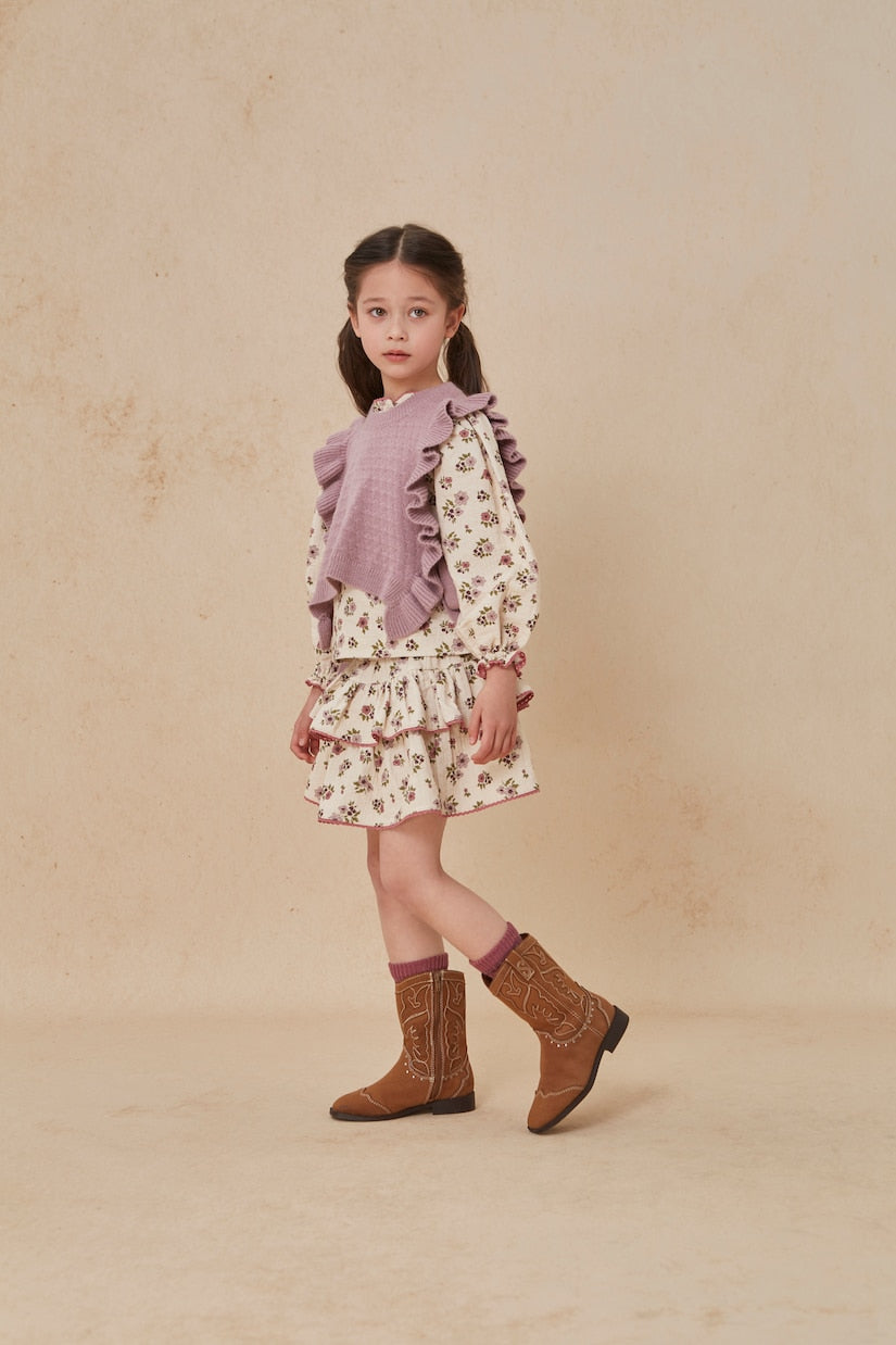 C'era Una Volta - Kiki floral cotton skirt