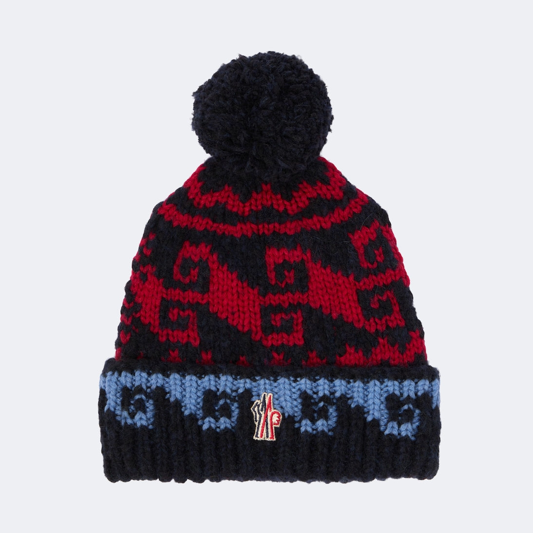 Moncler Grenoble - Intarsia wool and alpaca-blend beanie