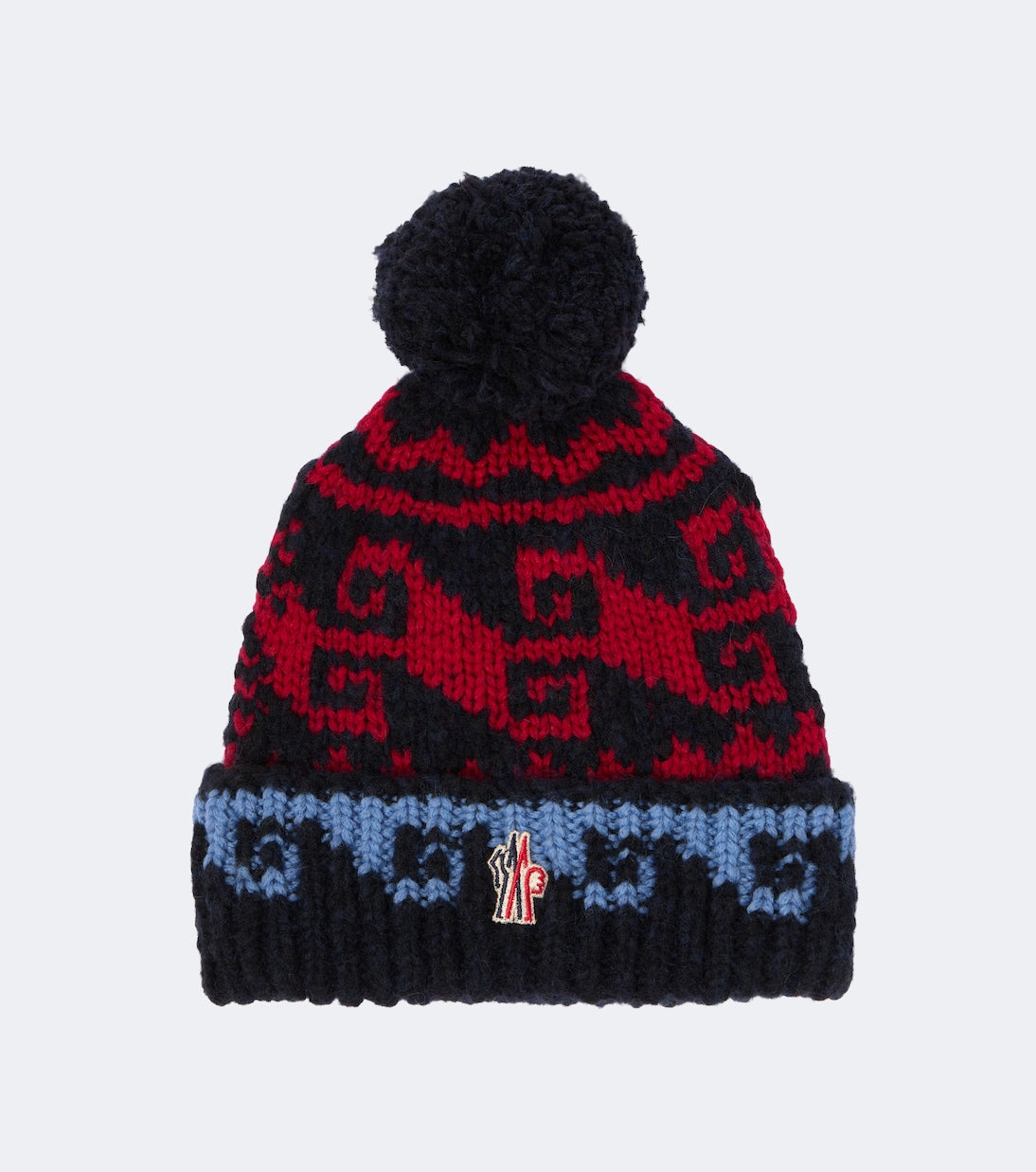 Moncler Grenoble - Intarsia wool and alpaca-blend beanie