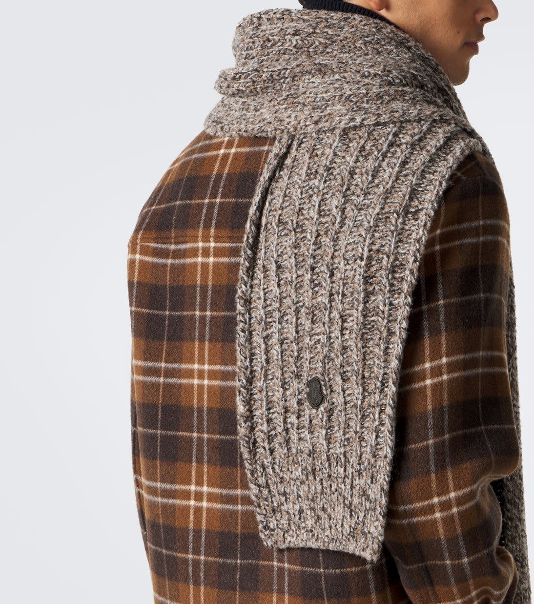 Moncler - Wool-blend tweed scarf