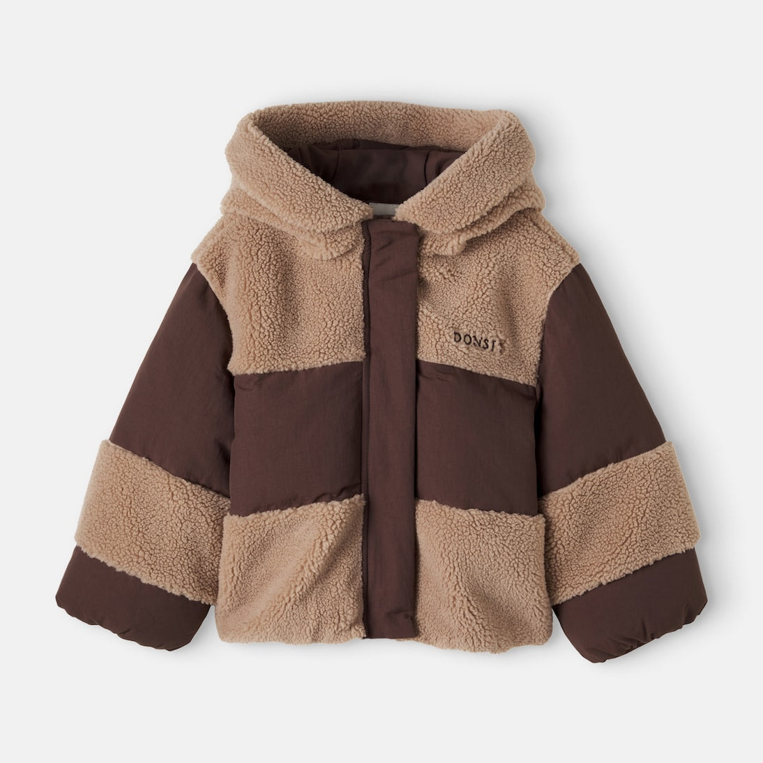Donsje - Damian teddy-trimmed puffer jacket