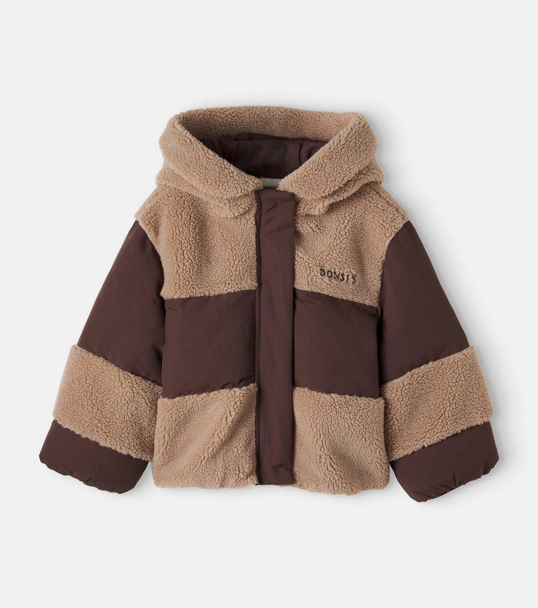 Donsje - Damian teddy-trimmed puffer jacket