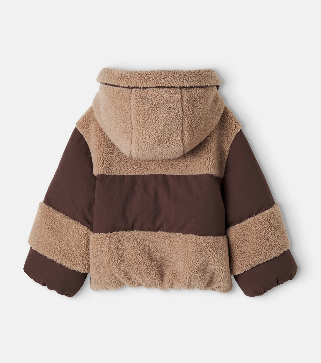 Donsje - Damian teddy-trimmed puffer jacket