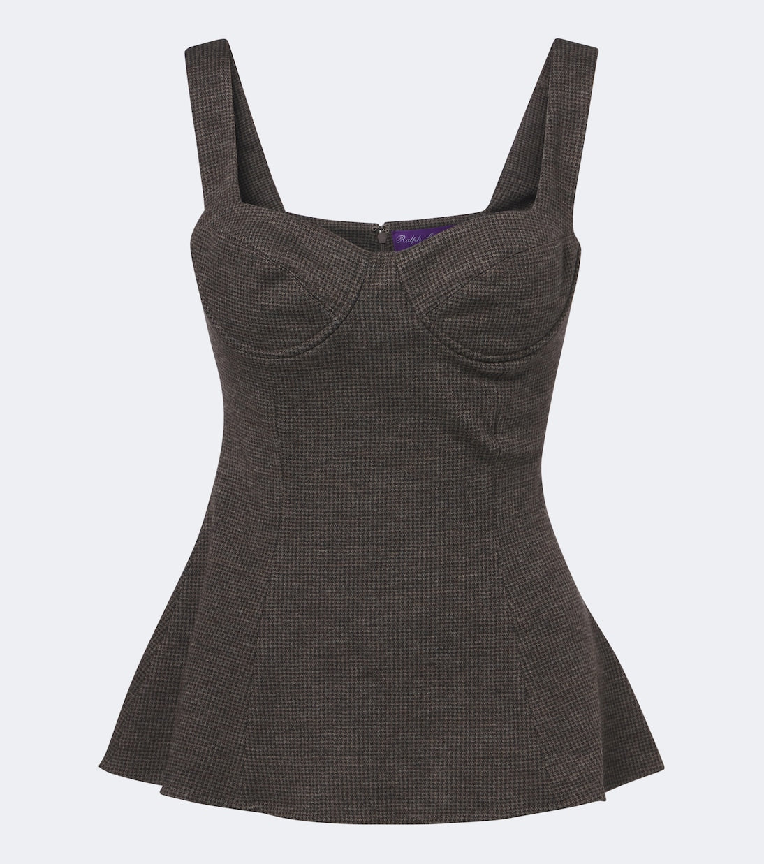 Ralph Lauren Collection - Peplum wool jersey top