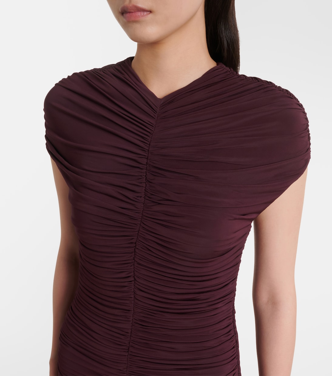 Tove - Avita ruched jersey maxi dress
