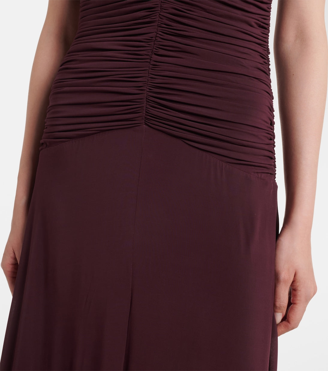 Tove - Avita ruched jersey maxi dress