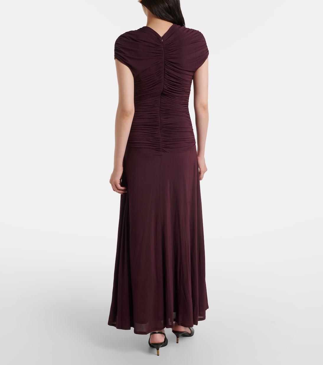 Tove - Avita ruched jersey maxi dress