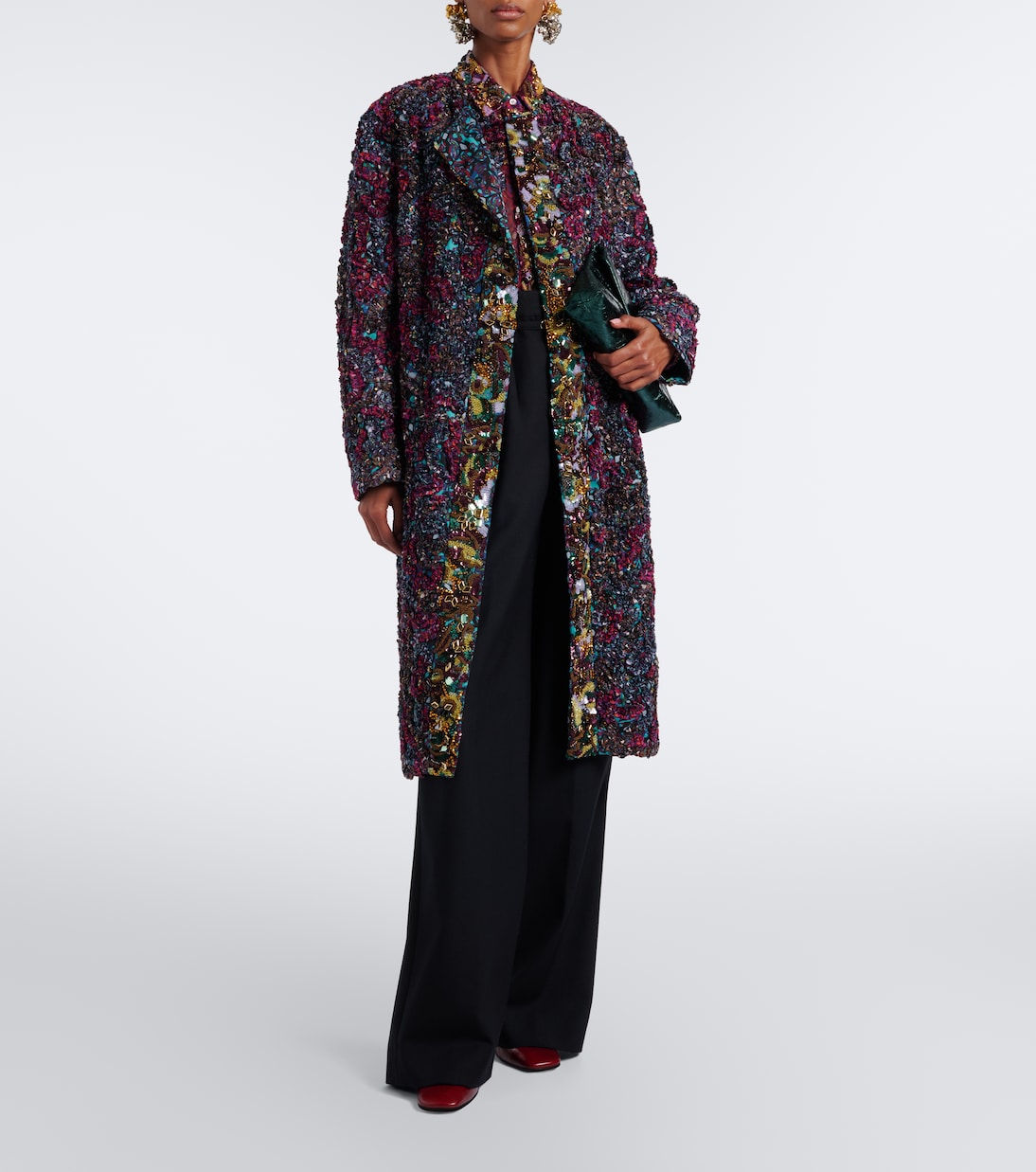 Dries Van Noten - Embellished embroidered coat