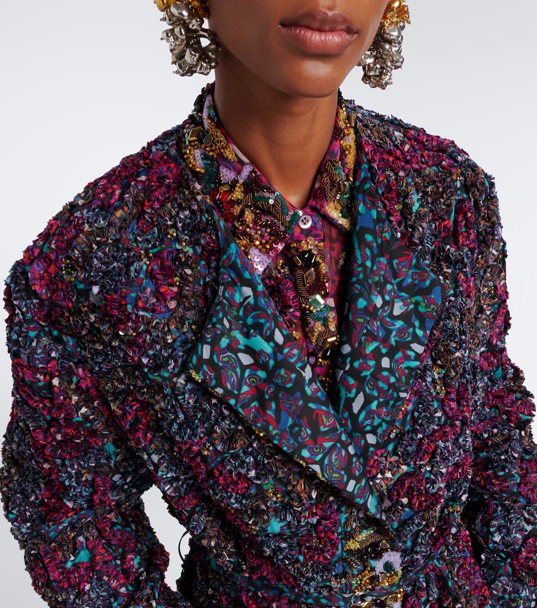 Dries Van Noten - Embellished embroidered coat