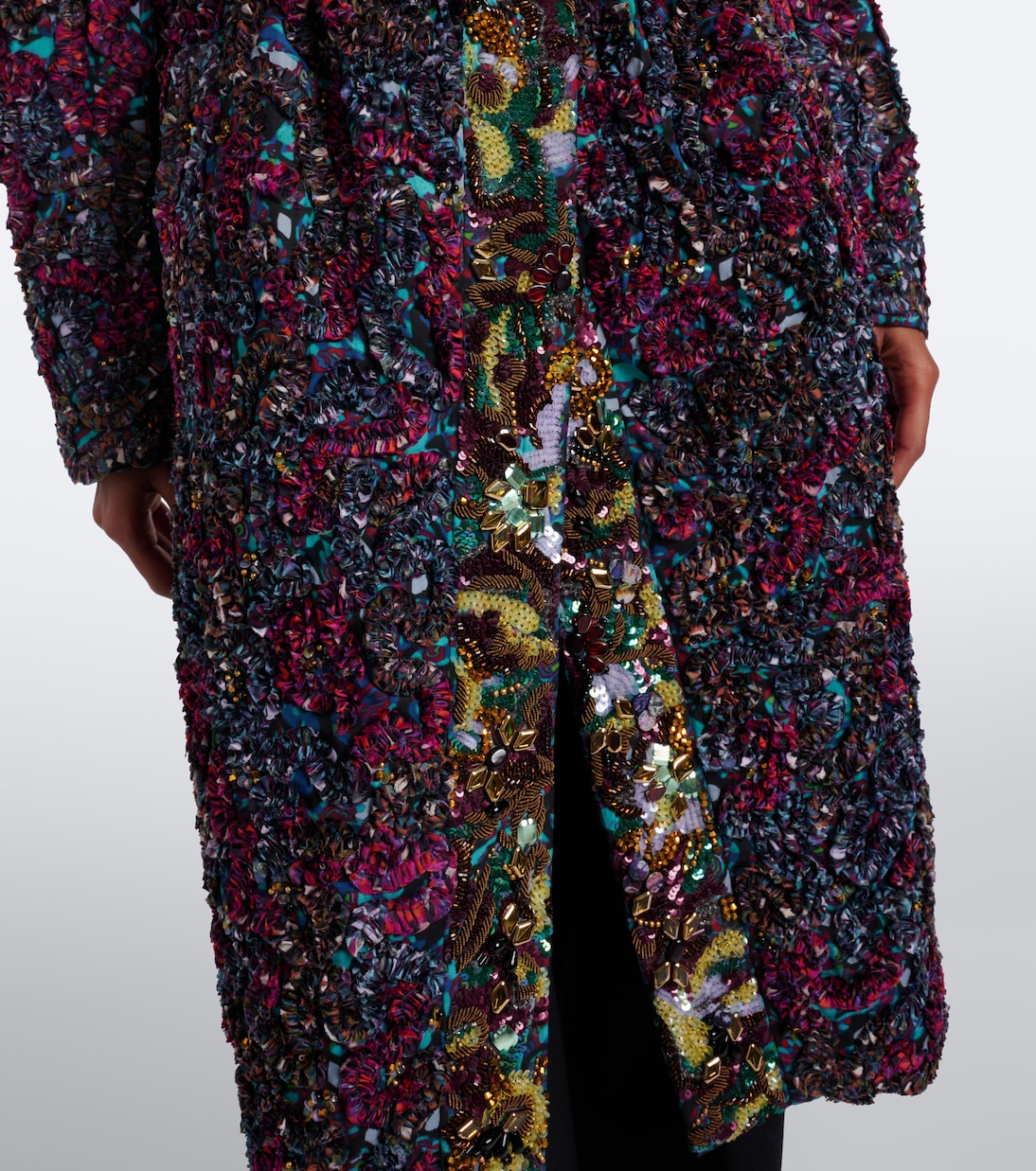 Dries Van Noten - Embellished embroidered coat
