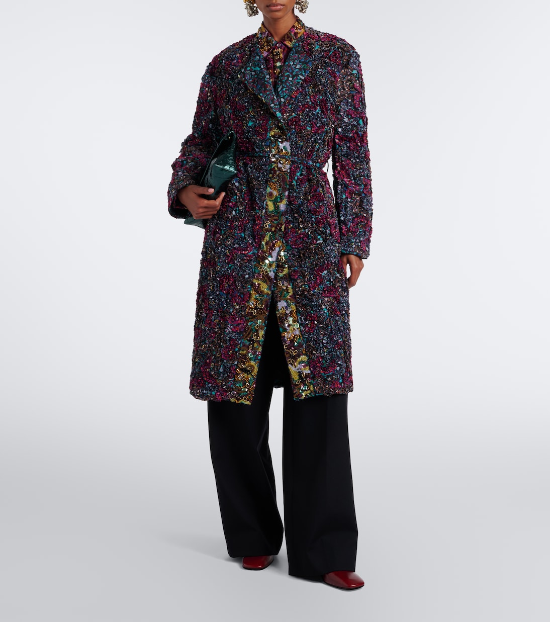 Dries Van Noten - Embellished embroidered coat