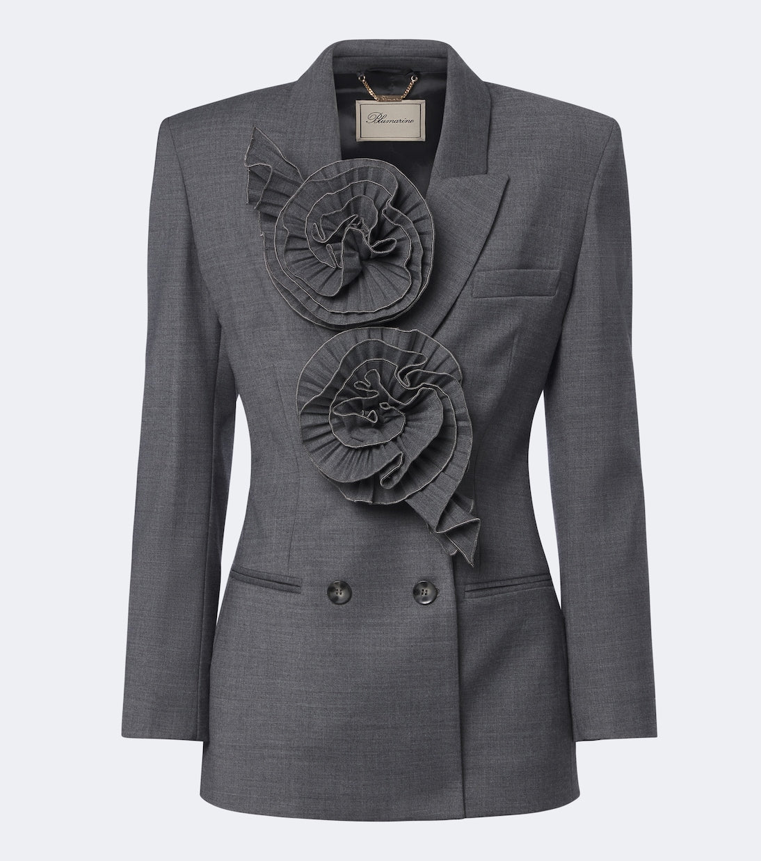 Blumarine - Floral-appliqué blazer