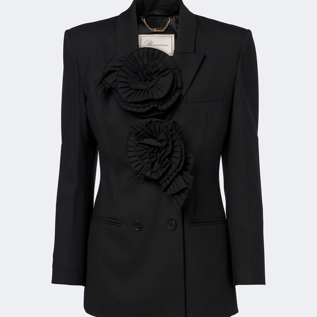 Blumarine - Floral-appliqué blazer