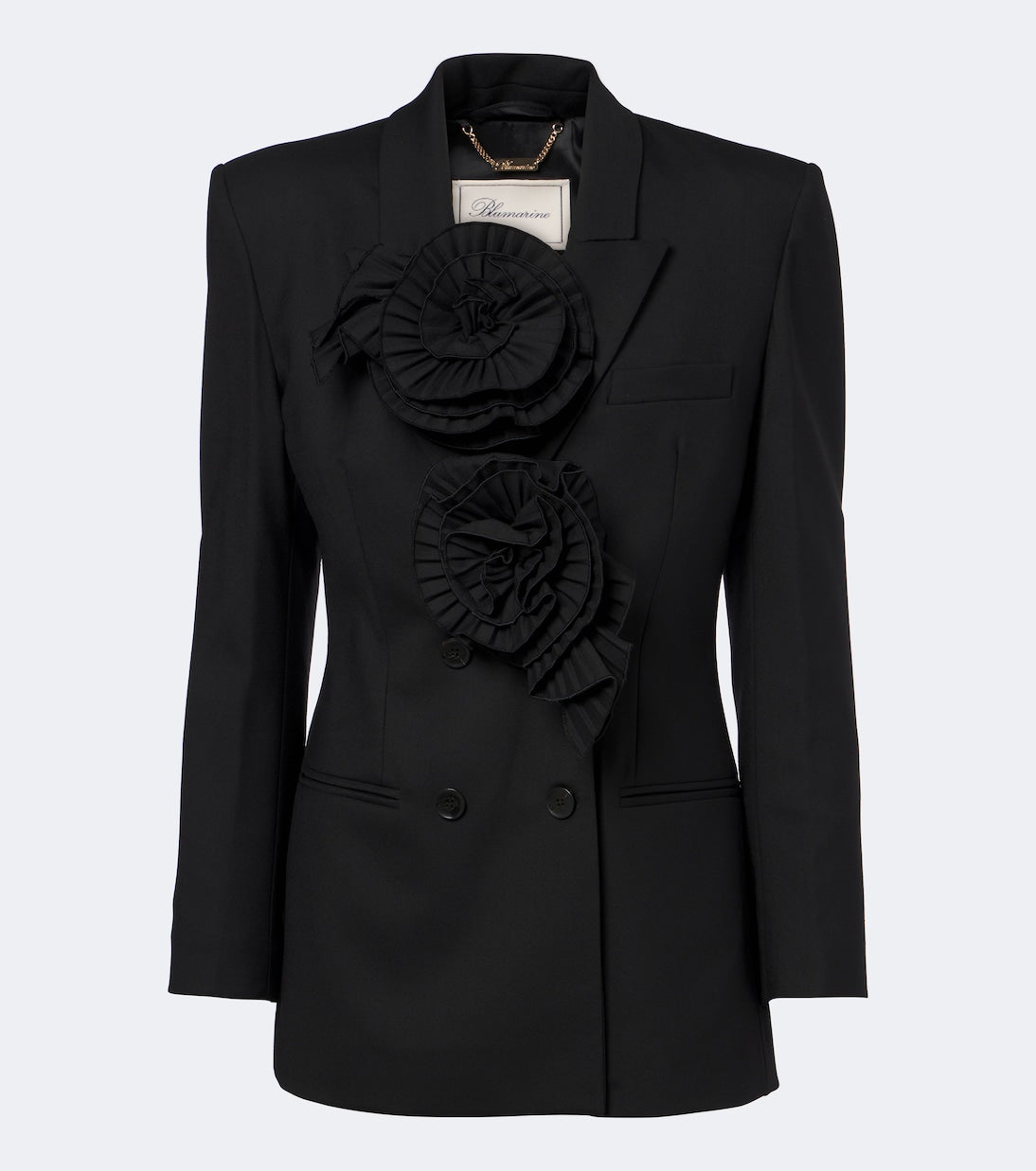 Blumarine - Floral-appliqué blazer