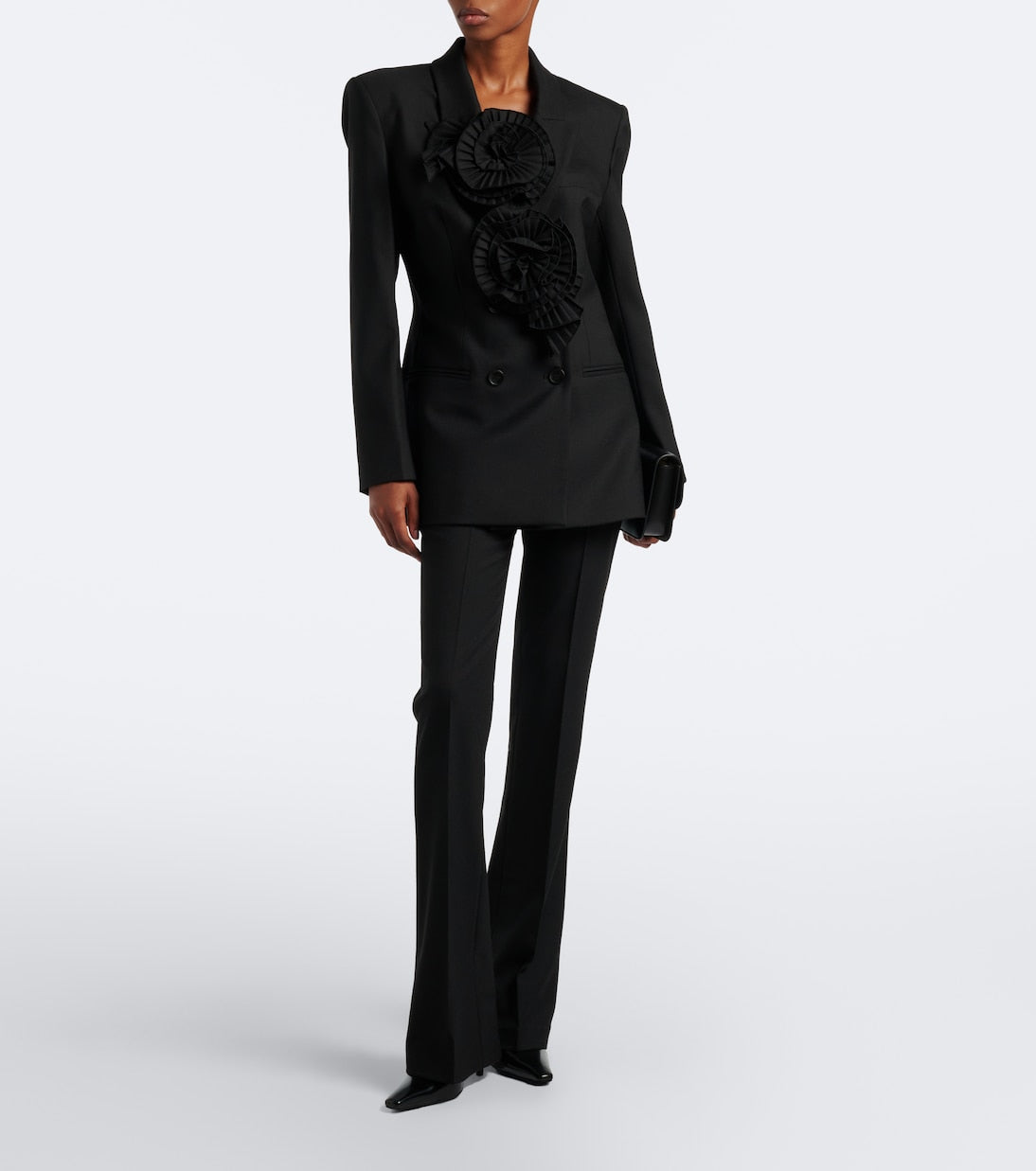 Blumarine - Floral-appliqué blazer