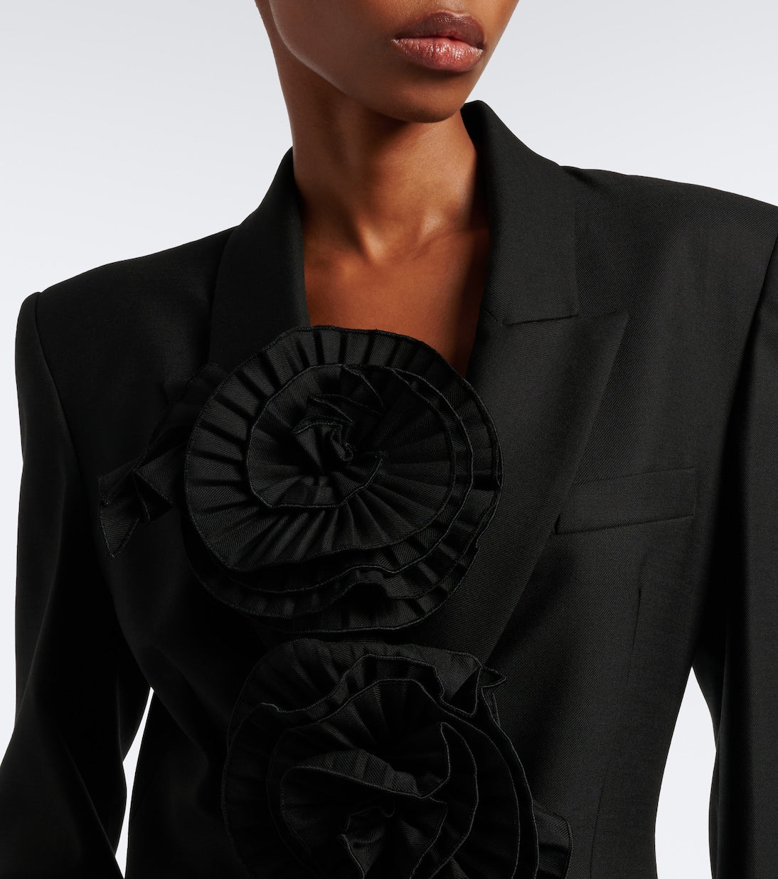 Blumarine - Floral-appliqué blazer
