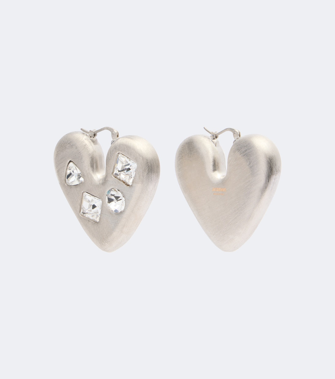 Jacquemus - Coeur embellished earrings
