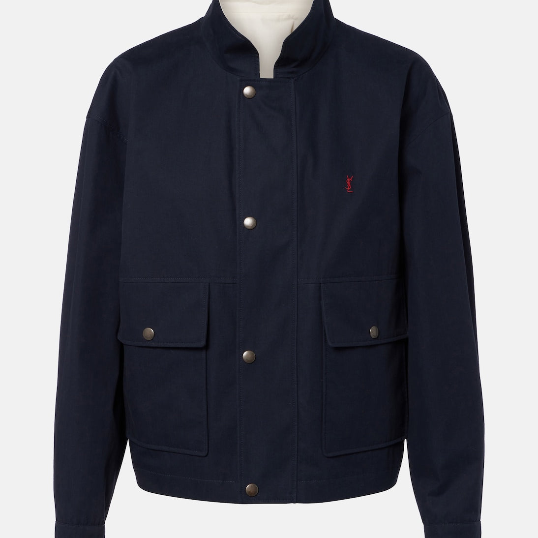 Saint Laurent - Reversible cotton blouson jacket