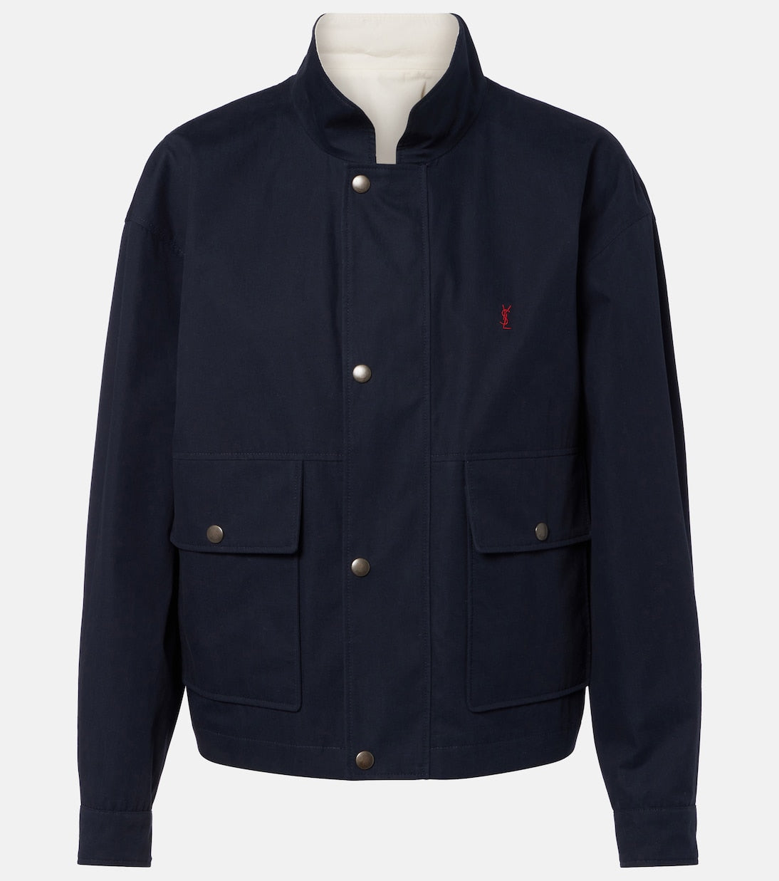 Saint Laurent - Reversible cotton blouson jacket