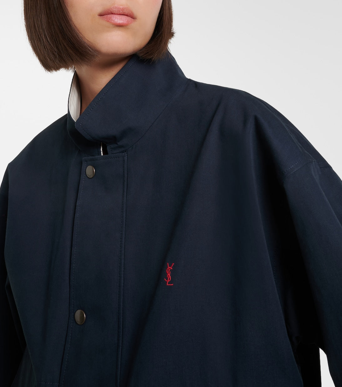 Saint Laurent - Reversible cotton blouson jacket