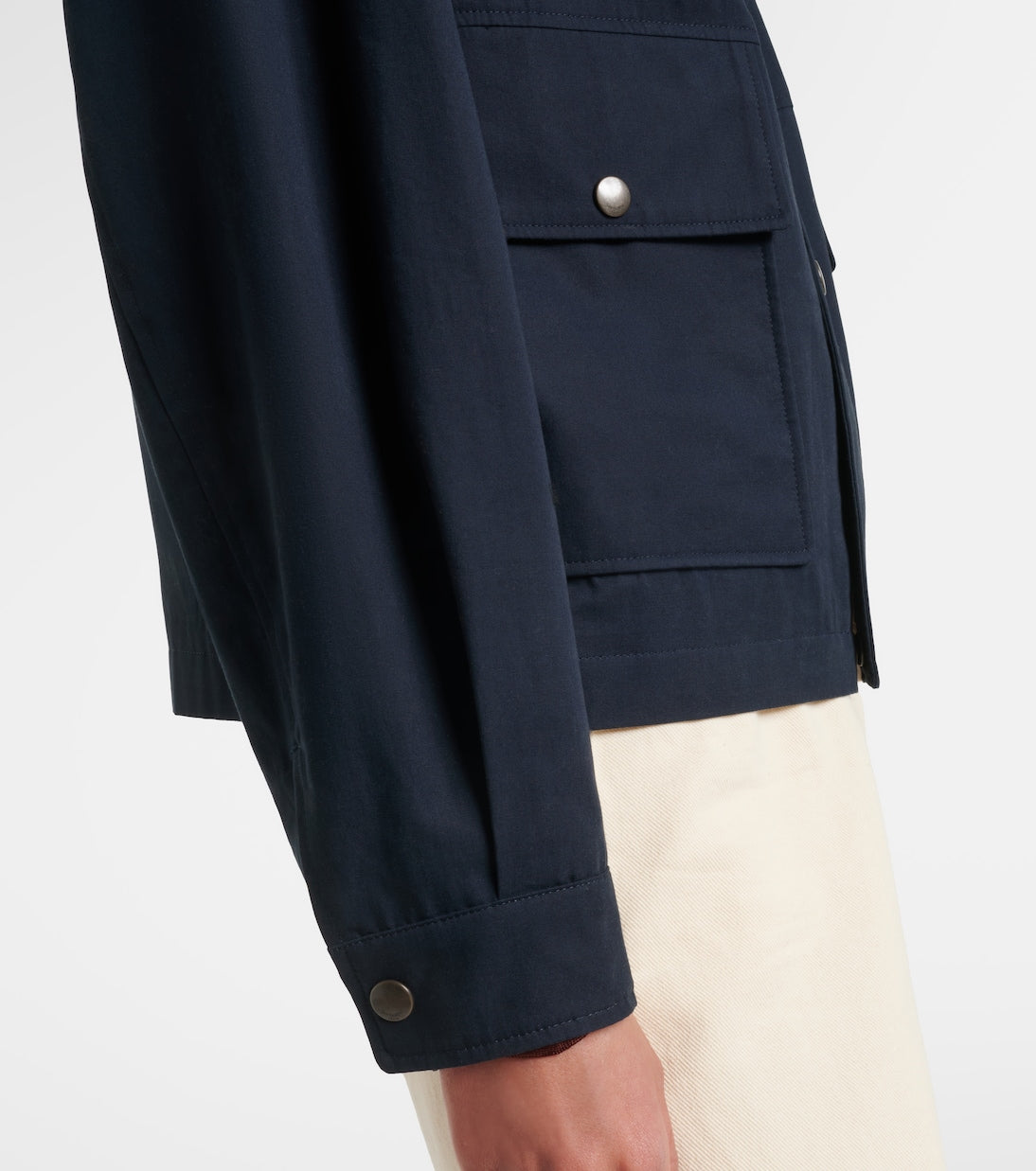 Saint Laurent - Reversible cotton blouson jacket