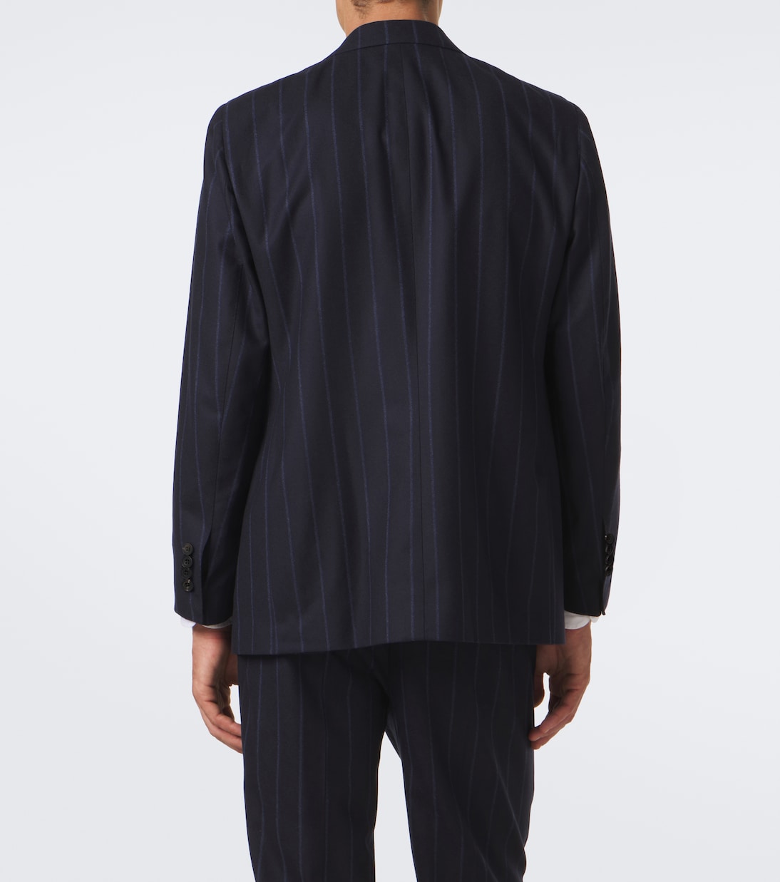 Rubinacci - Chalk stripe virgin wool blazer