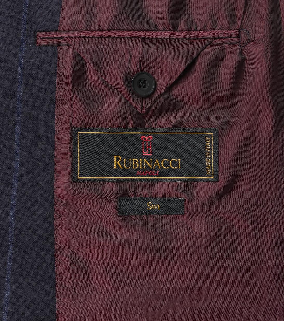 Rubinacci - Chalk stripe virgin wool blazer