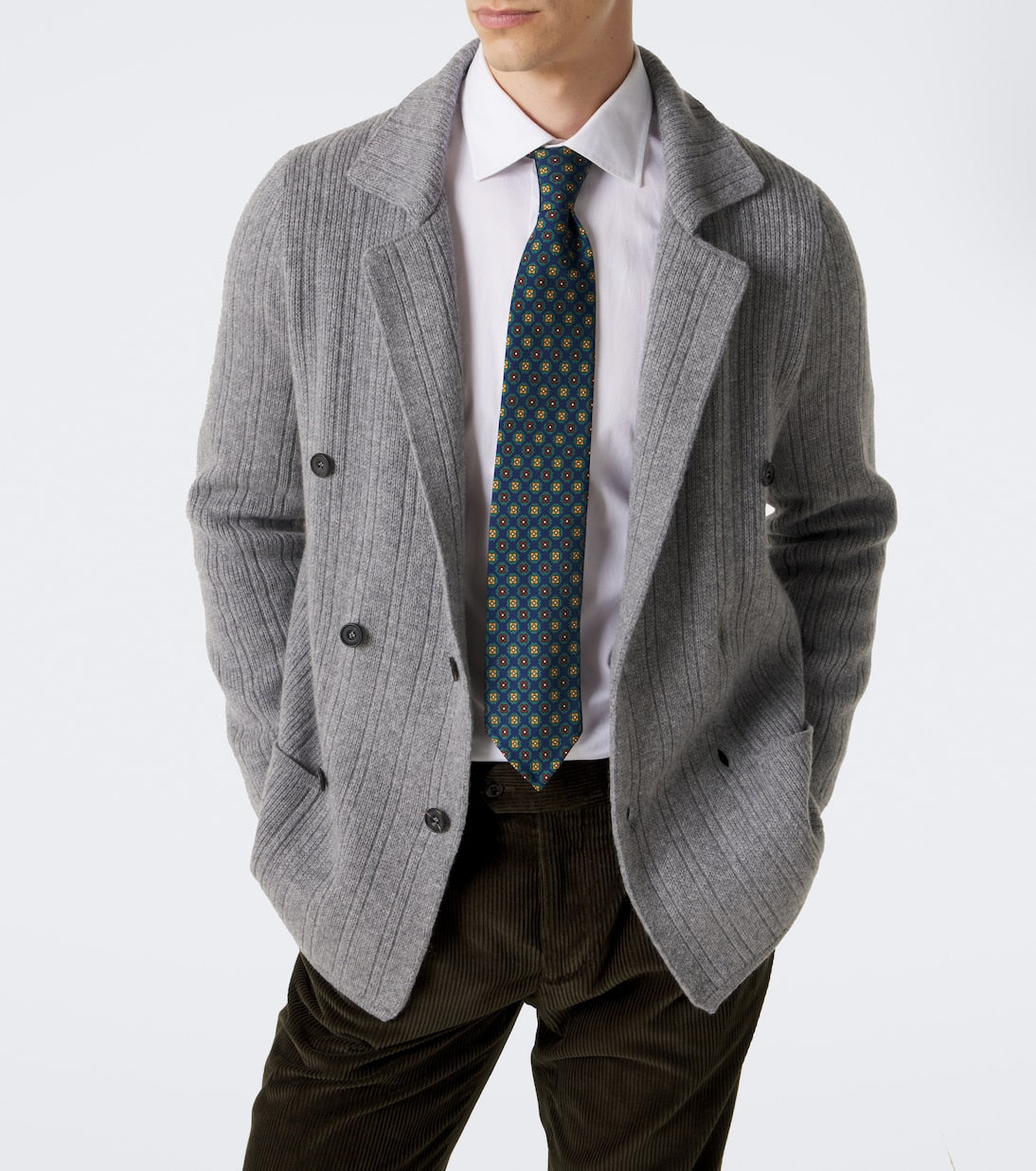 Rubinacci - Printed silk tie