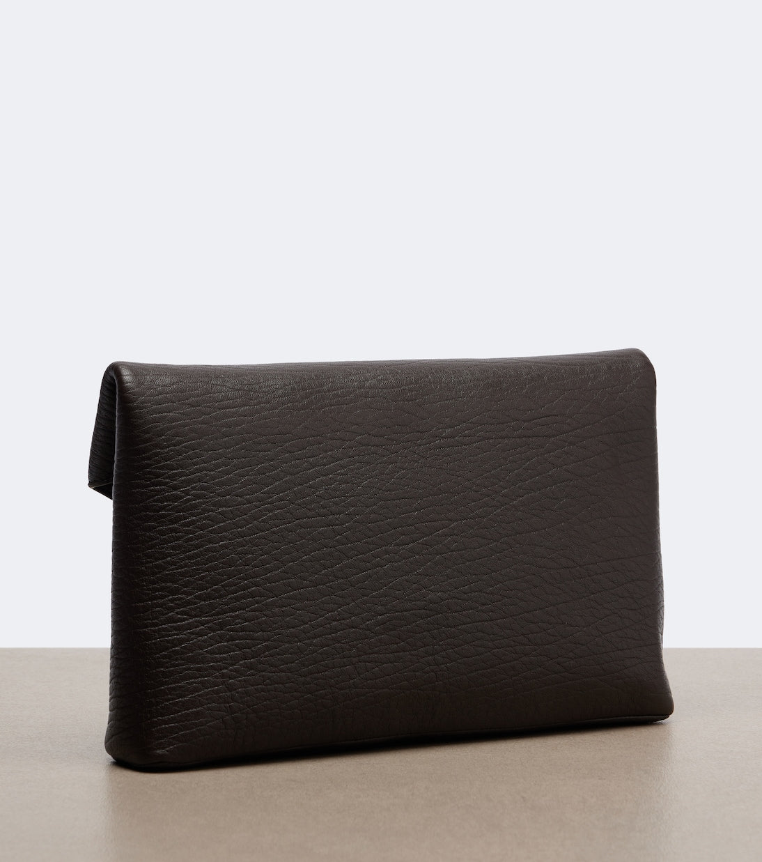 Saint Laurent - Cassandre Large leather clutch