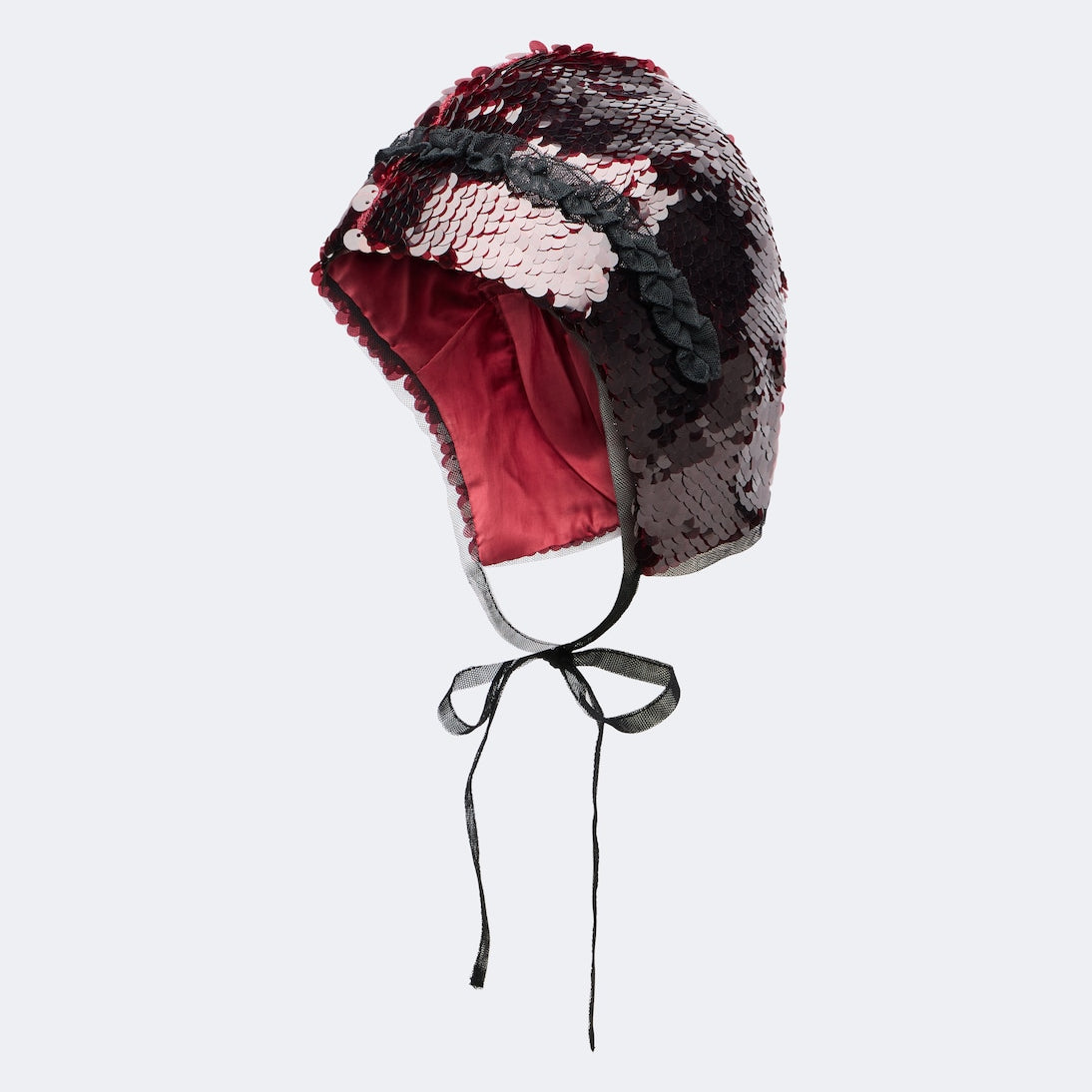 Simone Rocha - Sequined tulle-trimmed hood