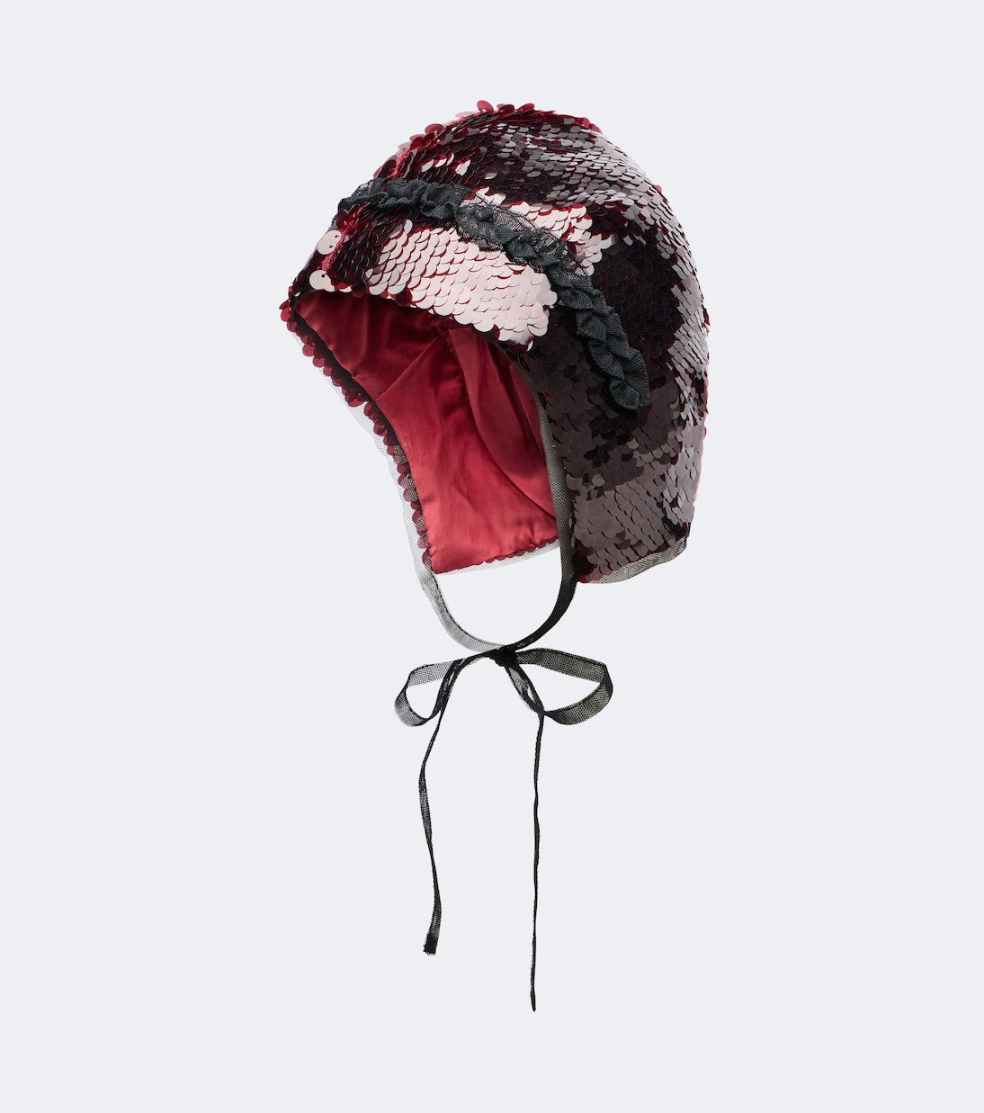 Simone Rocha - Sequined tulle-trimmed hood