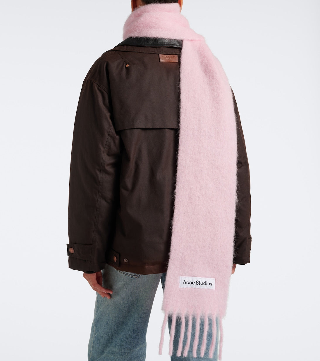 Acne Studios - Fringed alpaca, wool, and mohair-blend scarf