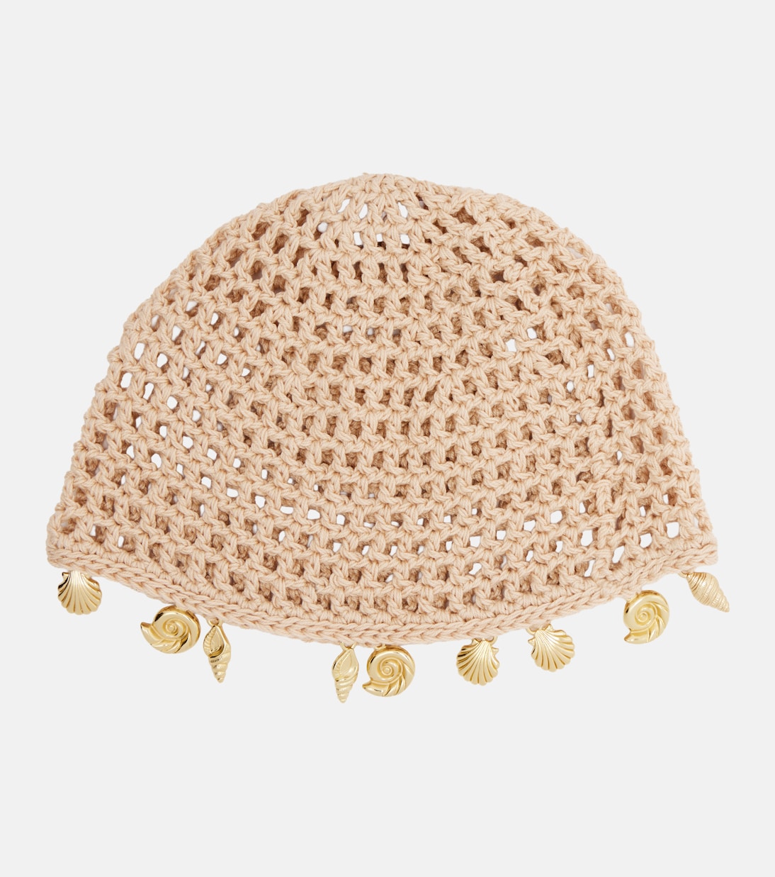 Oséree - Embellished crochet cotton hat