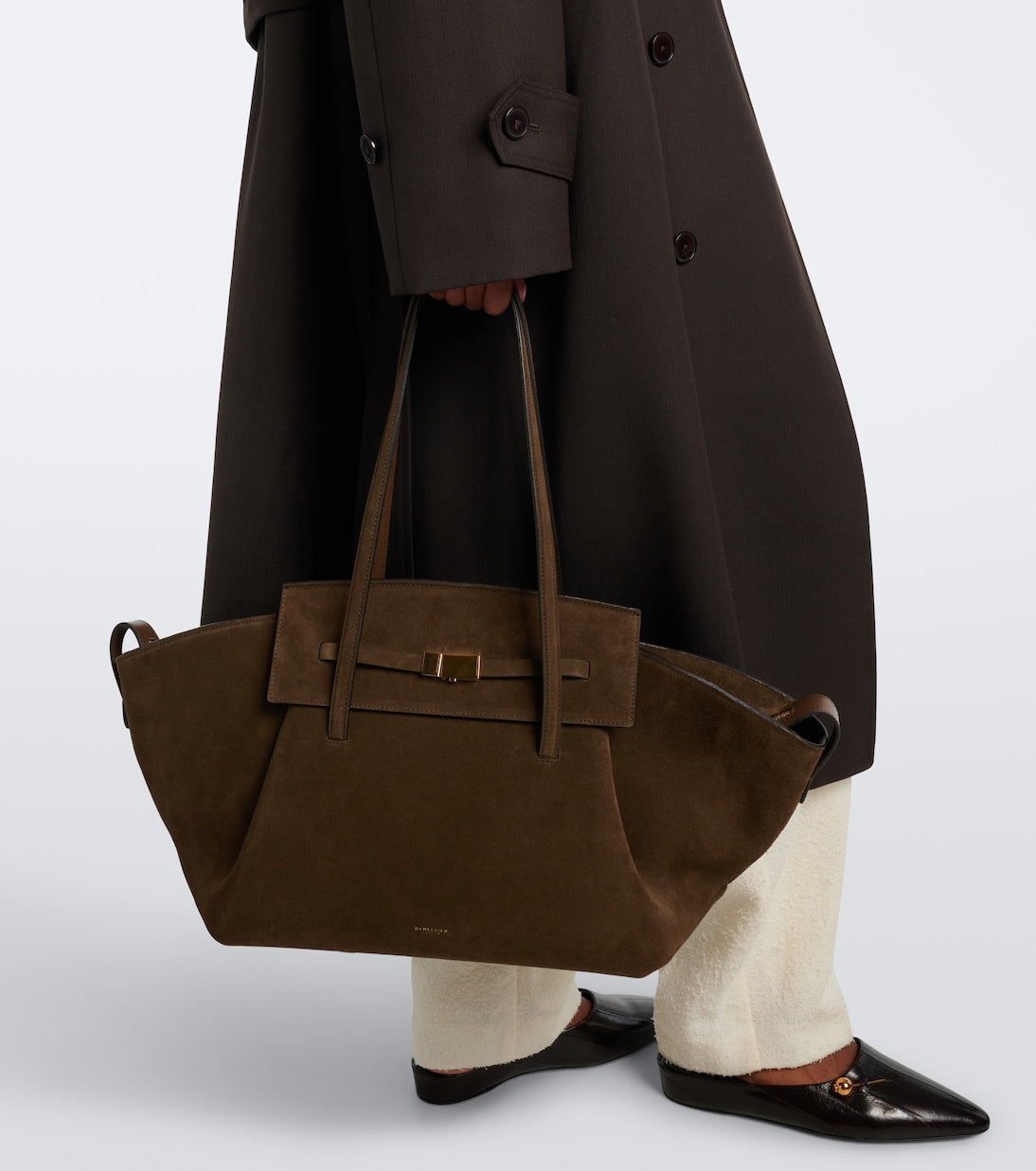 DeMellier - Brooklyn Large suede shoulder bag