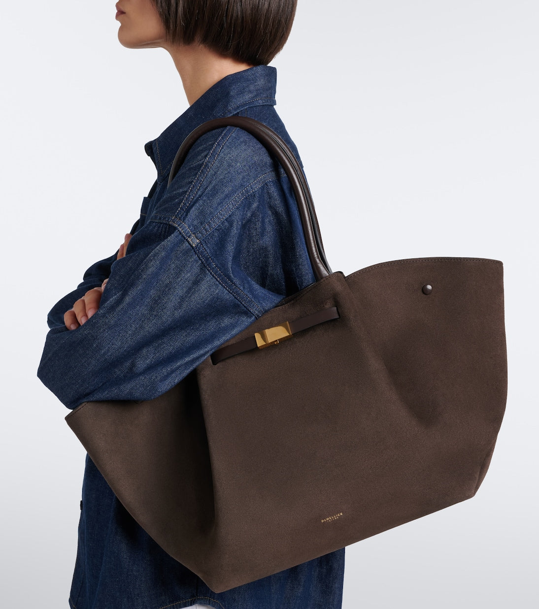 DeMellier - New York Medium suede tote bag