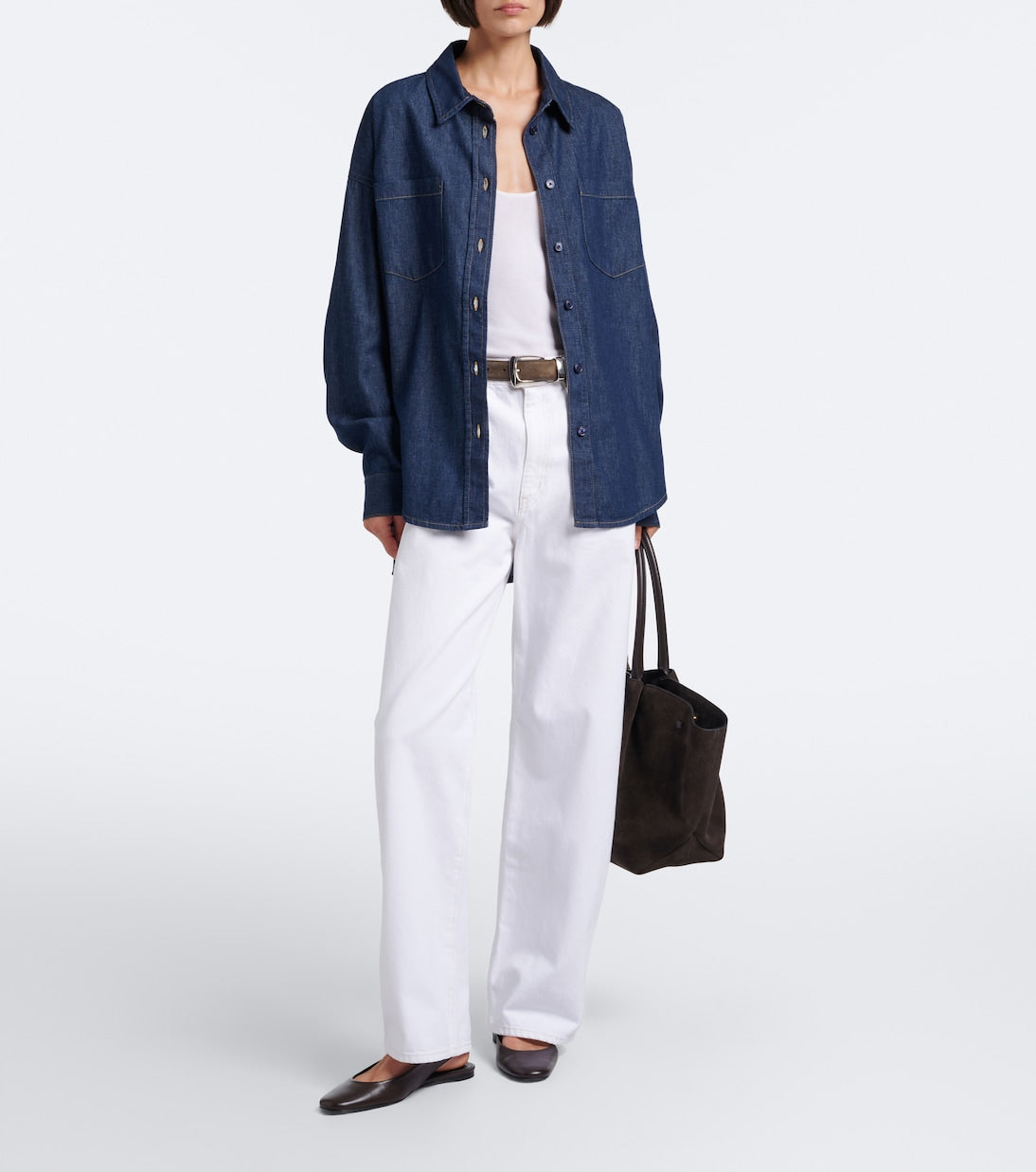 DeMellier - New York Medium suede tote bag