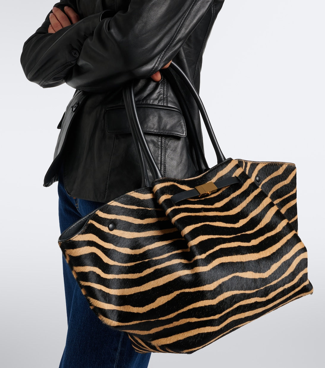 DeMellier - New York Medium calf hair tote bag