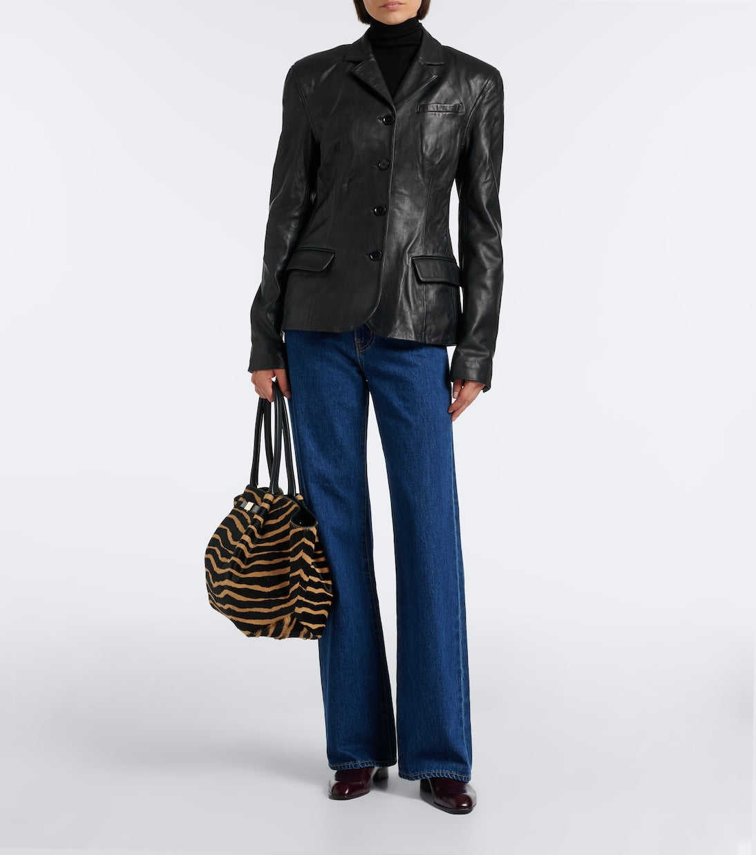DeMellier - New York Medium calf hair tote bag