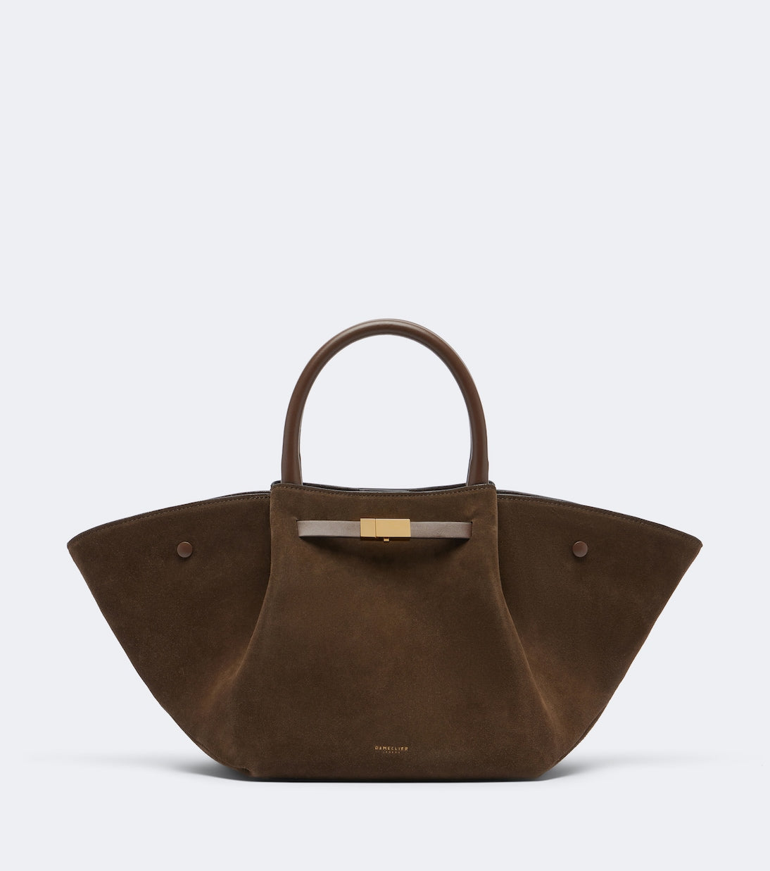 DeMellier - New York Midi suede top-handle bag