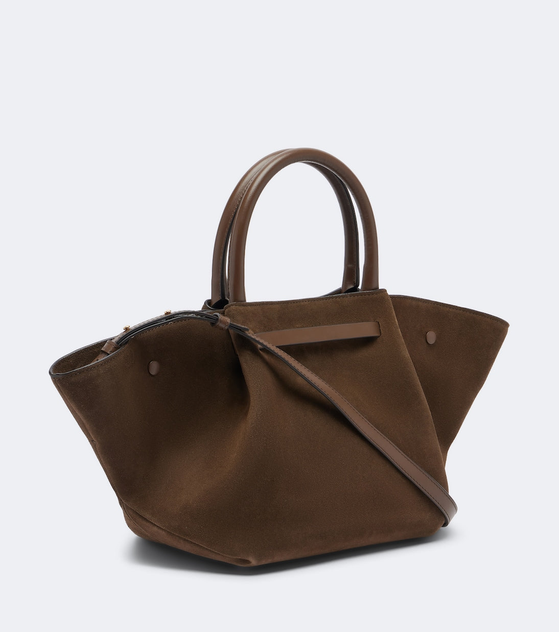 DeMellier - New York Midi suede top-handle bag