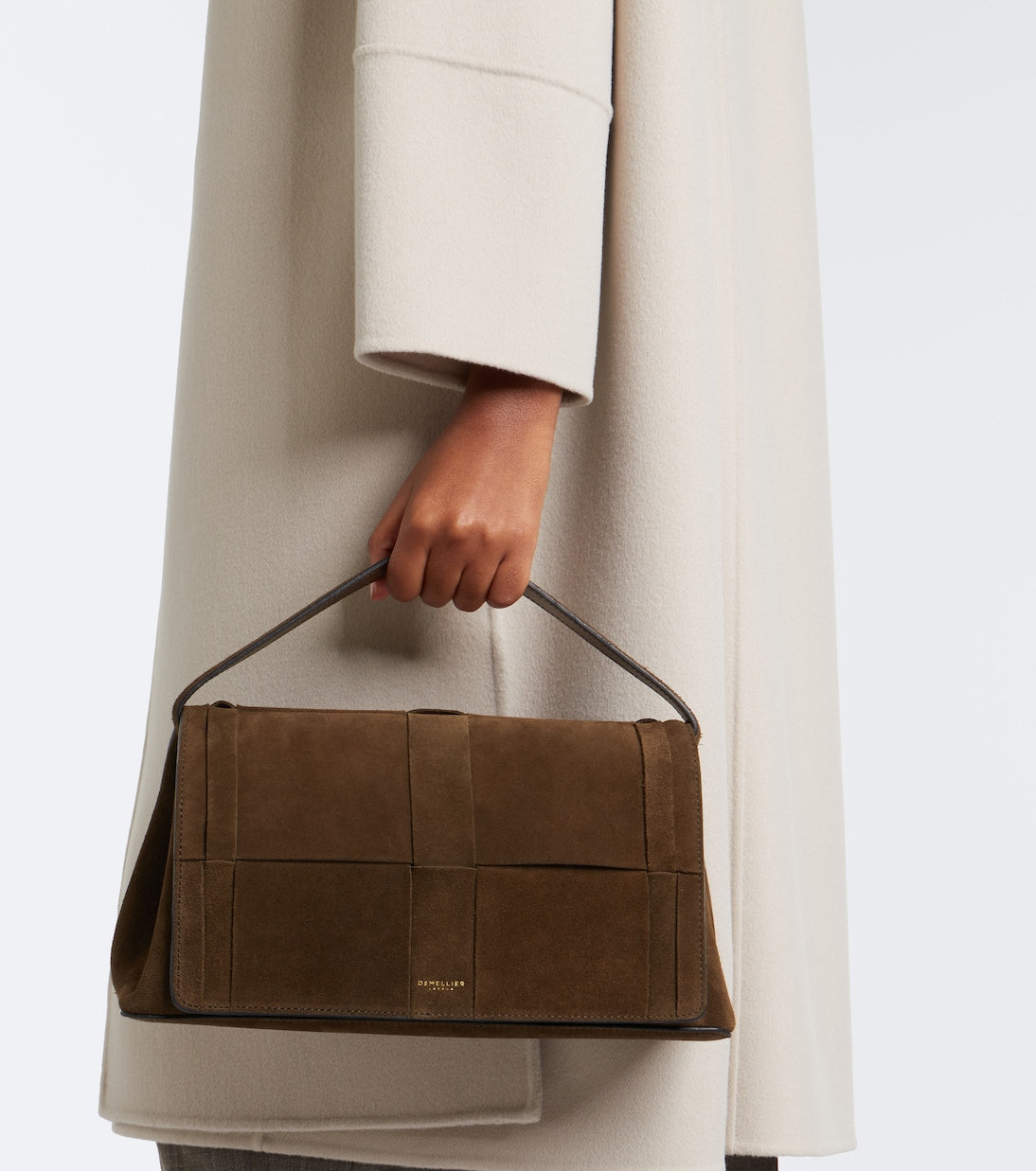 DeMellier - Florence Small suede shoulder bag