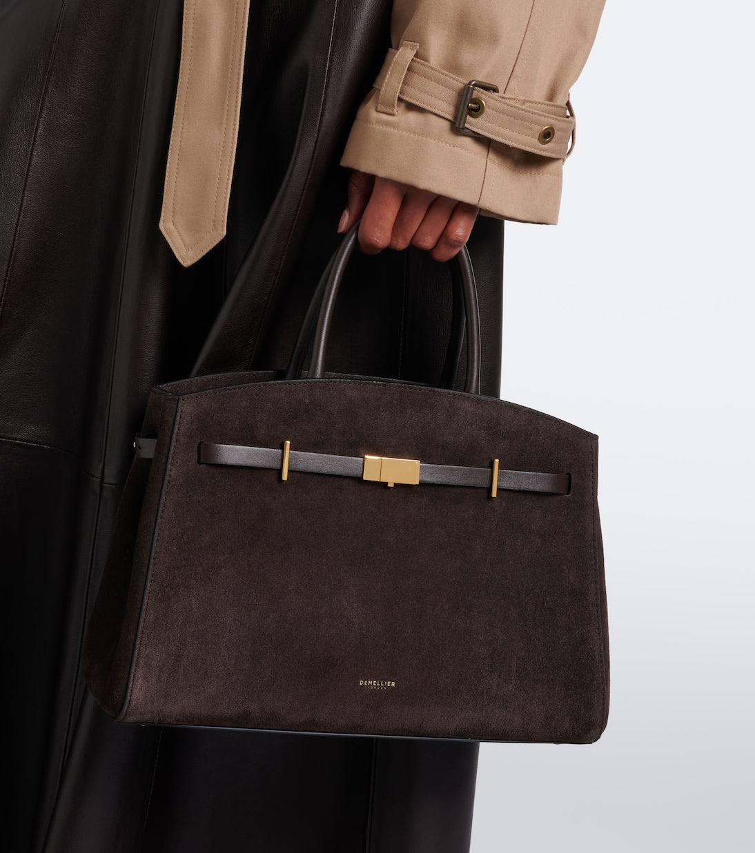 DeMellier - Hudson Midi suede tote bag