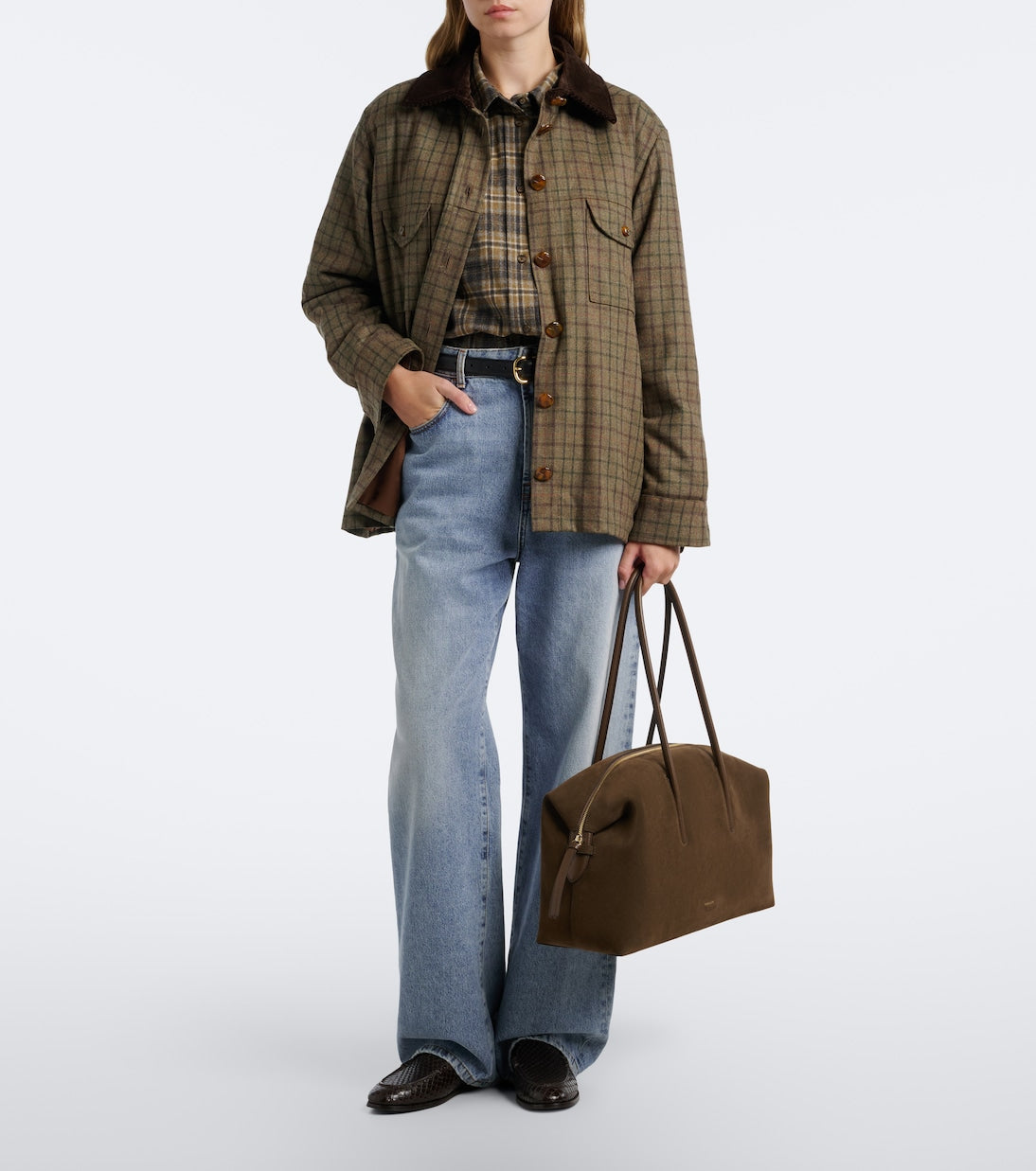DeMellier - Stockholm Large suede tote bag