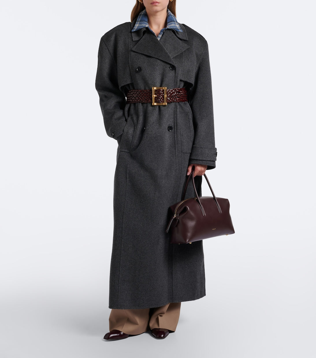 DeMellier - Stockholm Midi leather top-handle bag